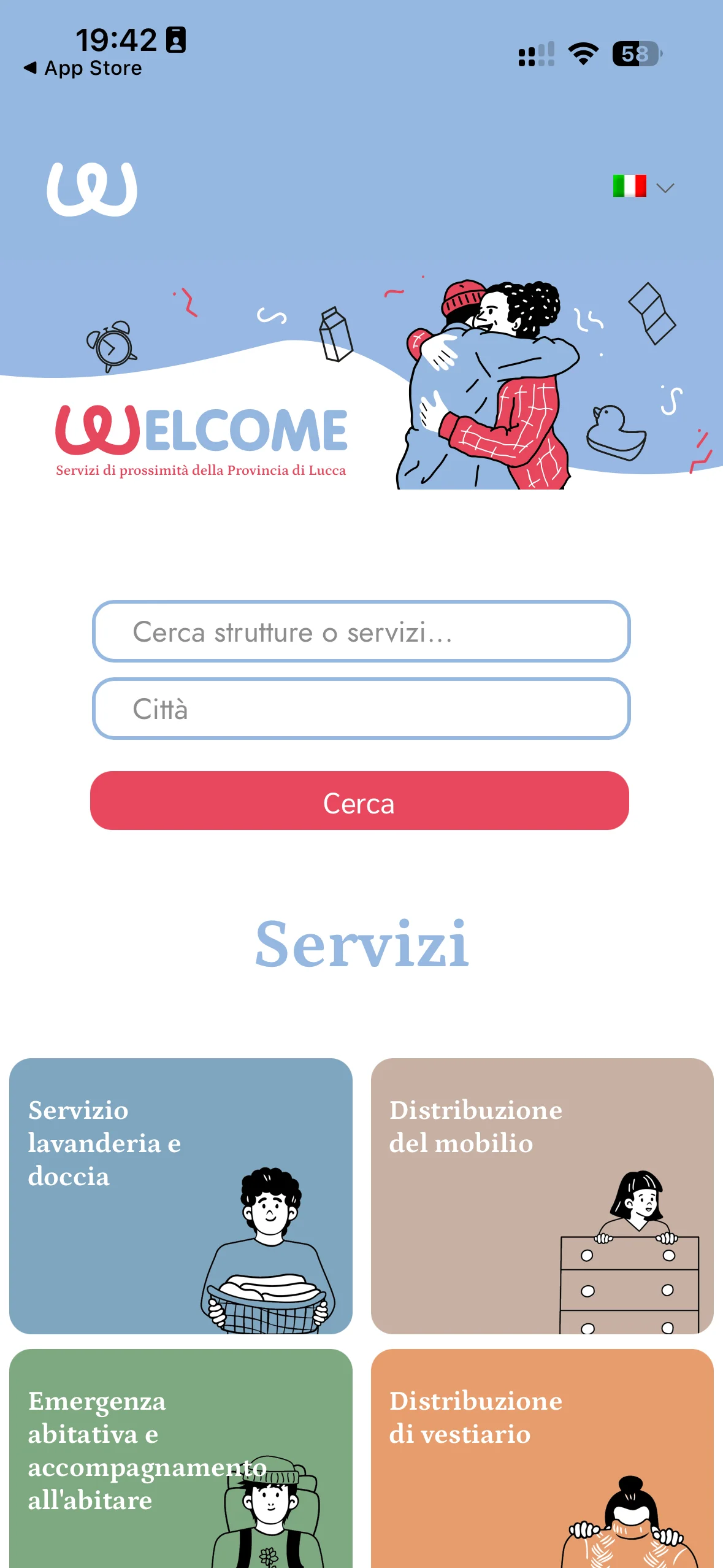 Lucca Welcome, versione mobile: servizi disponibili